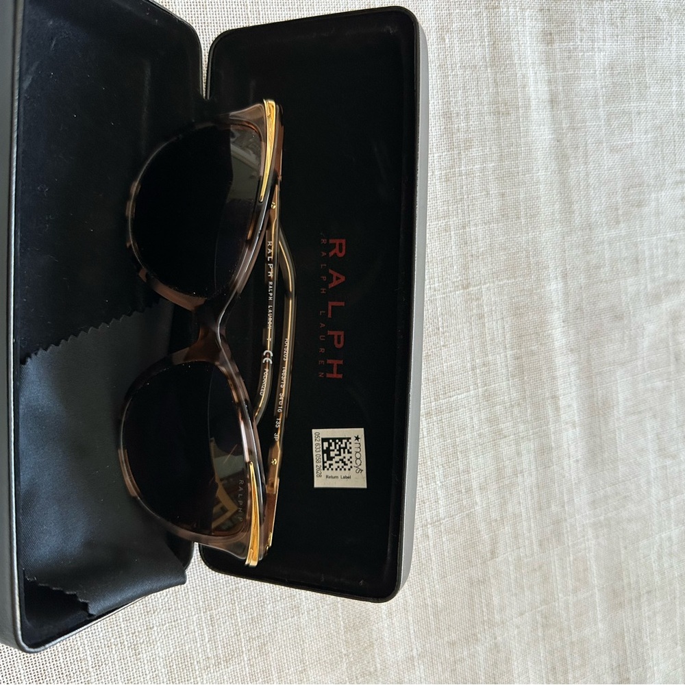 Ralph Tortoise Shell Sunglasses with Gold Accents - Picture 5 of 5